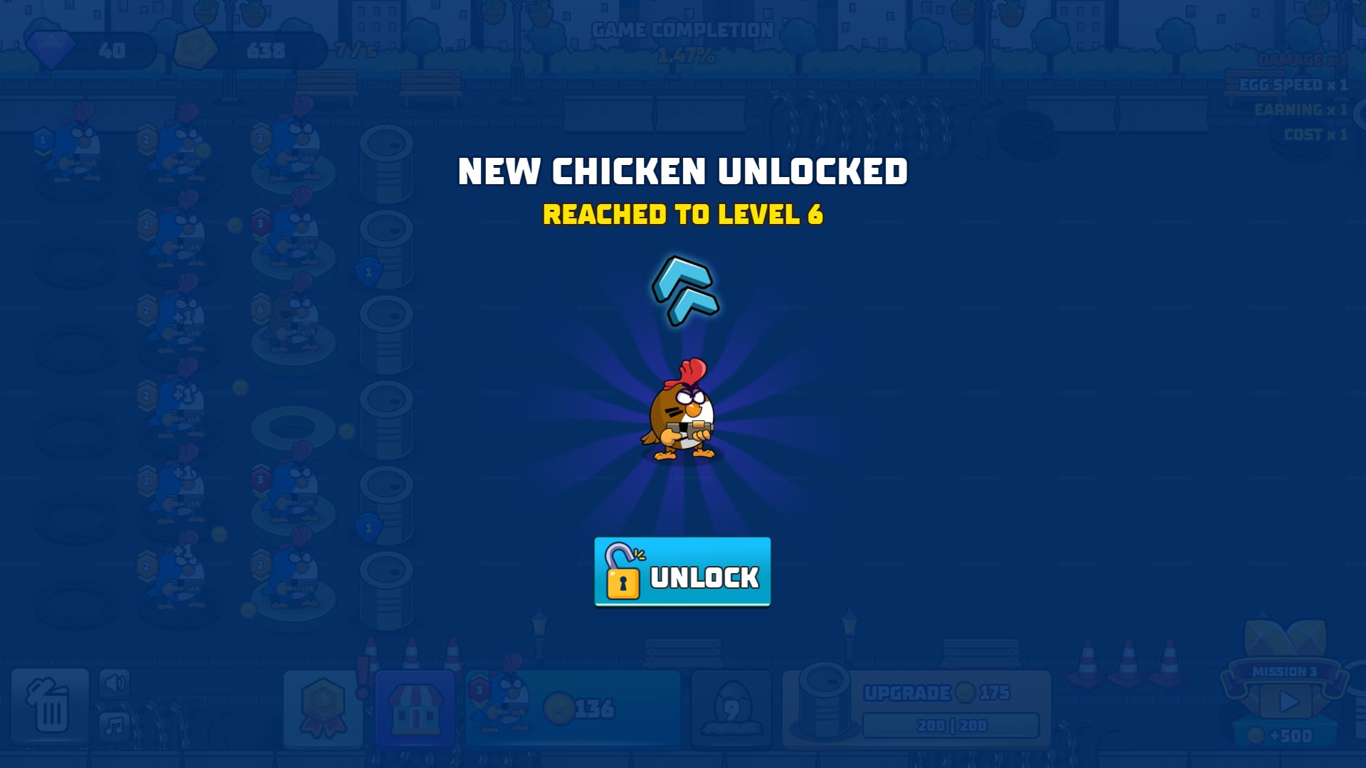 Screenshot 6 - gameplay of Chicken Merge 2